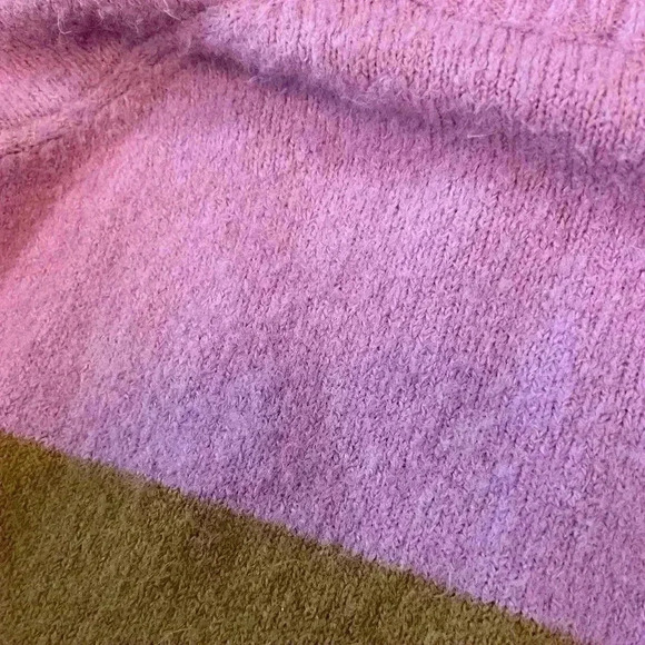 Ann Taylor color block Neapolitan sweater size medium - Picture 7 of 7